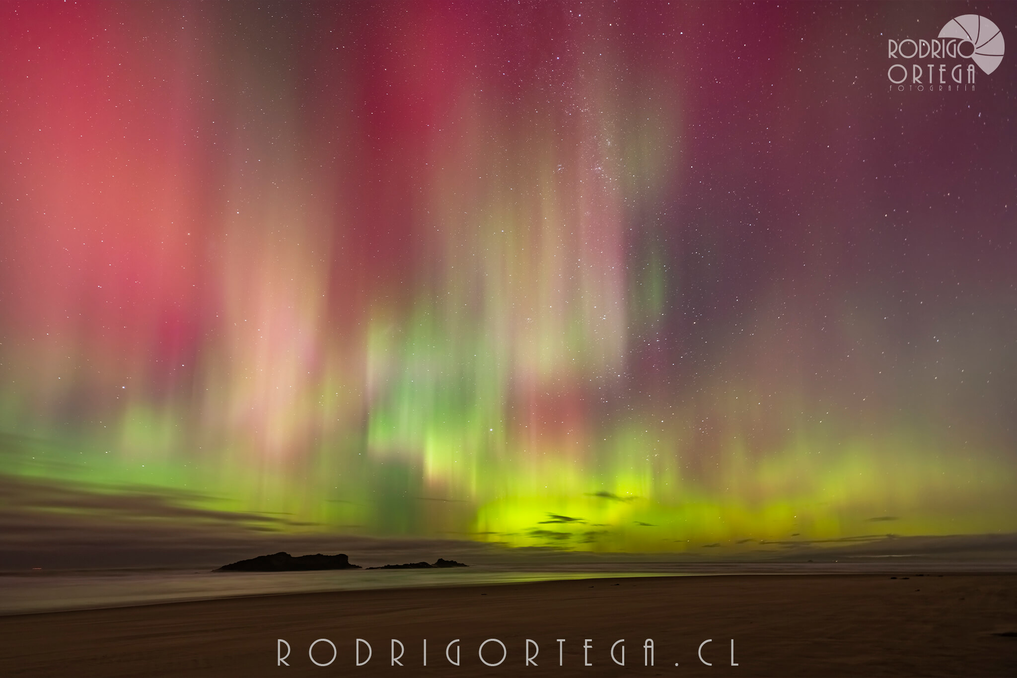 Aurora australis Dunedin 1 Aurora australis Dunedin